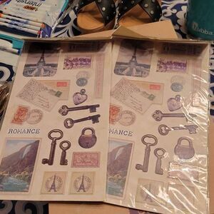 2 new sets of Pier one imports Paris or romance stickers